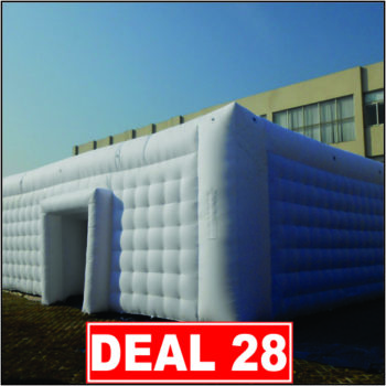 Deal 28 - Inflatable Cube Tent 9mx15m
